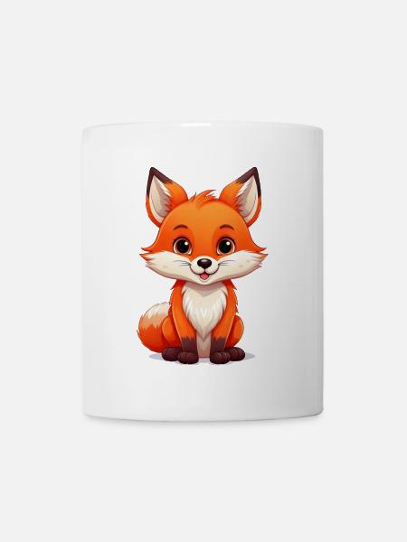 Fuchs - Tasse - Weiß