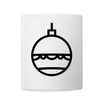 Boule de Noël - Mug blanc - blanc - Devant