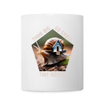 Kleines Haus - Tasse - Weiß - Vorne