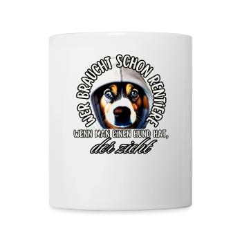 chemise chien drôle CHRISTMAS REINDEER DOG - Mug blanc - blanc - Devant