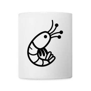 Garnele - Tasse - Weiß - Vorne