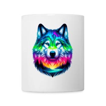 Loup - Mug blanc - blanc - Devant