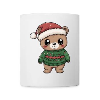 Bear Christmas Comic - Mug - white - Front