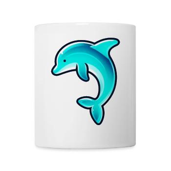 Delfin - Tasse - Weiß - Vorne