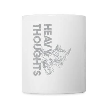 Skull Vinyl Pulse Graphic - Mug - white - Front