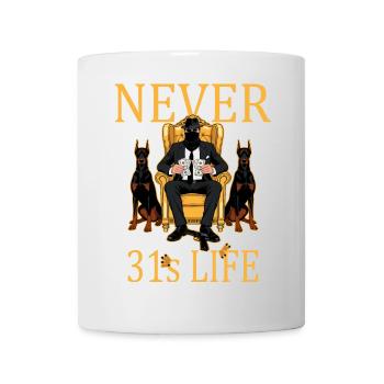 Niemals 31ER - Tasse - Weiß - Vorne