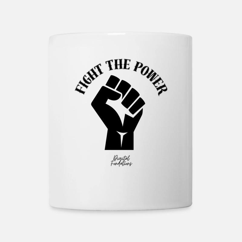 fight the power - Mug blanc - blanc