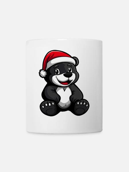 Bär Weihnachten Niedlich - Tasse - Weiß