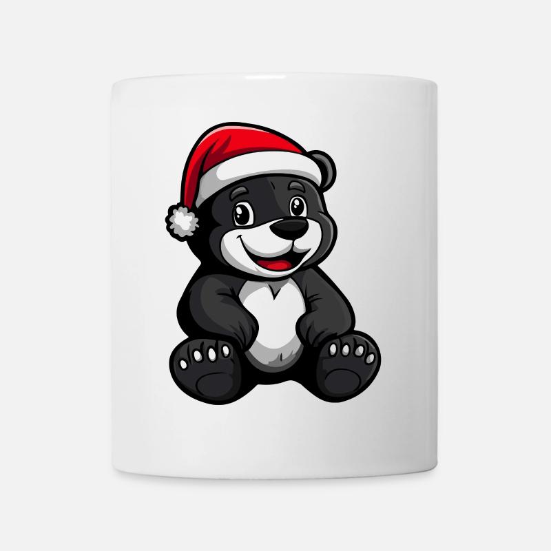 Bär Weihnachten Niedlich - Tasse - Weiß