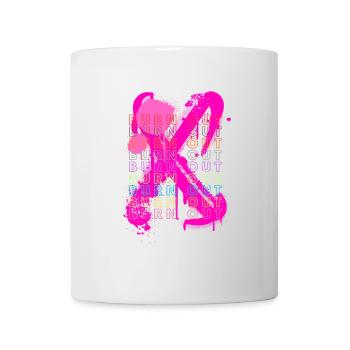 BURN OUT - Mug blanc - blanc - Devant