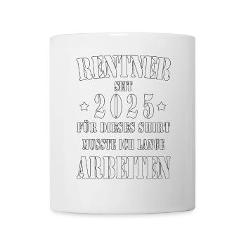 Pensioner 2025 Pension Colleague Retirement Gift - Mug - white - Front