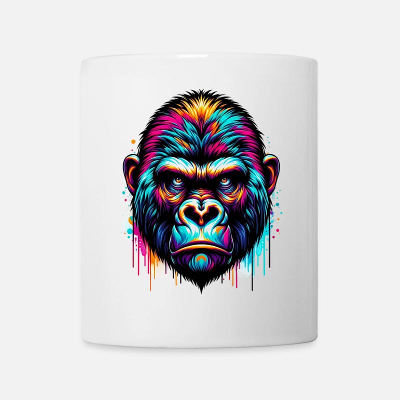 Gorilla - Tasse - Weiß