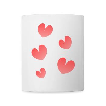 HEART. NOEL. CHRISTMAS. HEARTS. HEART. FATHER's DAY - Mug - white - Front