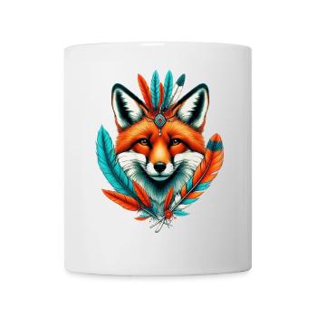 American Indian Fox American Redskin - Mug - white - Front