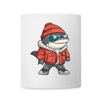 Hai Winter - Tasse - Weiß - Vorne