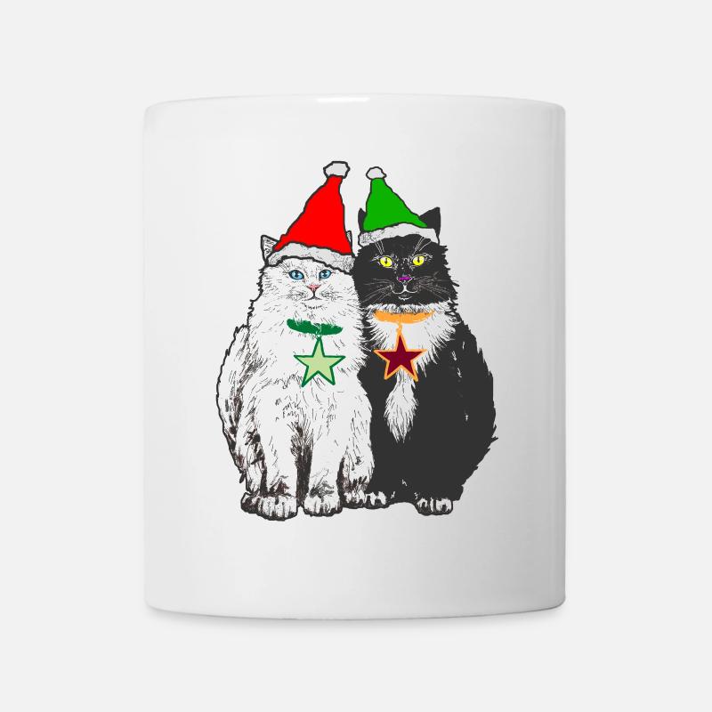 DIE WEIHNACHTSKATZEN - Tasse - Weiß