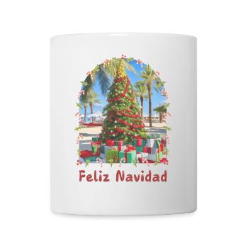 Feliz Navidad - spanische Weihnachten - Tasse - Weiß - Vorne