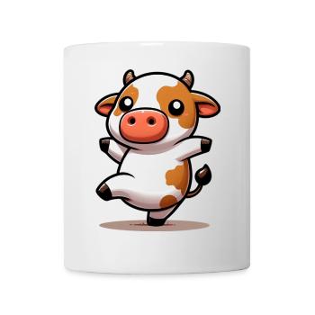 Vache - Mug blanc - blanc - Devant