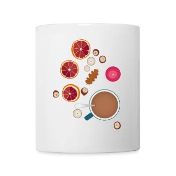 Hygge Fall Feelings Gift - Mug - white - Front