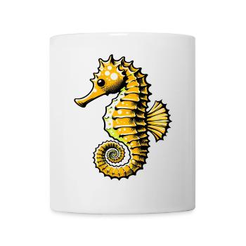 Hippocampe - Mug blanc - blanc - Devant