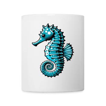 Seepferdchen - Tasse - Weiß - Vorne