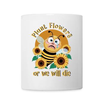 Bienen Retten - Tasse - Weiß - Vorne