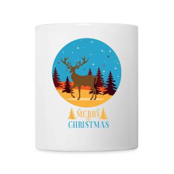 Frohe Weihnachten - Tasse - Weiß - Vorne