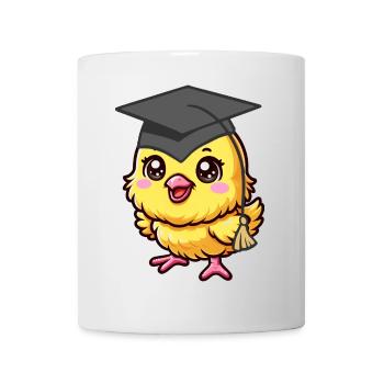 Küken Student studieren Einschulung Kinder - Tasse - Weiß - Vorne