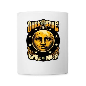dark side of the moon face - Mug - white - Front