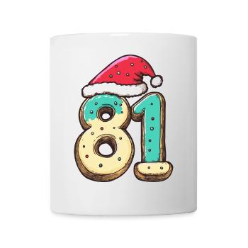 81 Number Christmas Cookie - Mug - white - Front