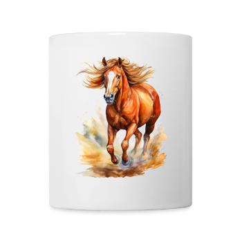 Pferd - Tasse - Weiß - Vorne