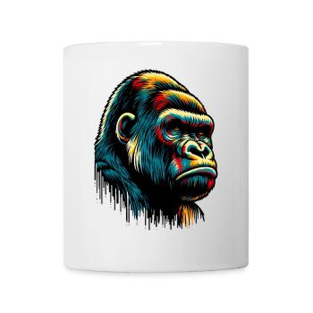 Gorille - Mug blanc - blanc - Devant