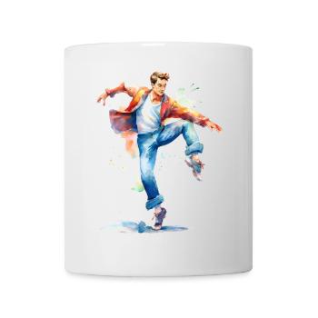 Tänzer - Tasse - Weiß - Vorne