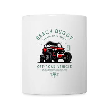 Buggy plage buggy dune véhicule tout-terrain - Mug blanc - blanc - Devant