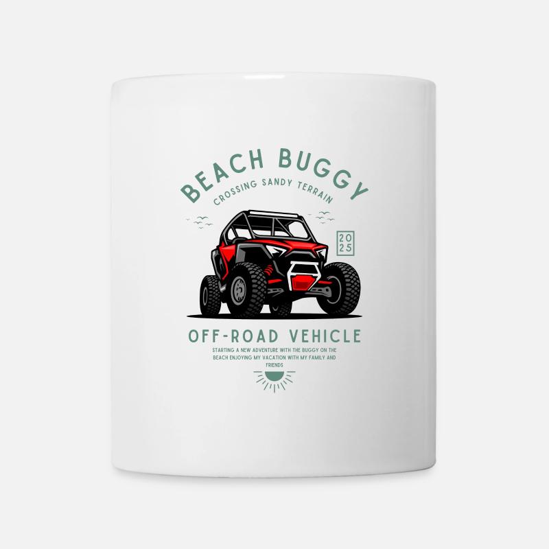 Buggy plage buggy dune véhicule tout-terrain - Mug blanc - blanc