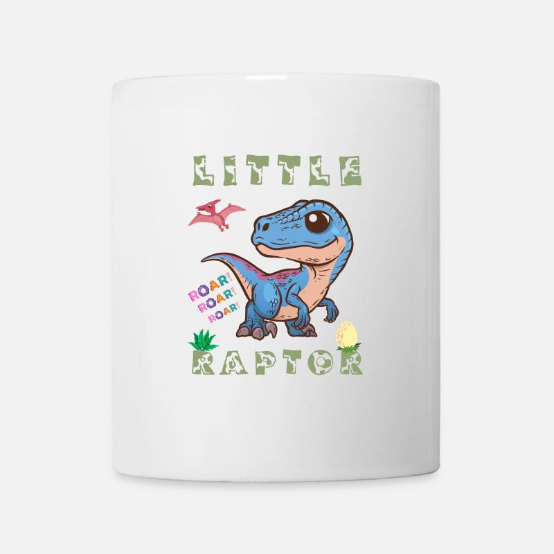 Dinosaure préhistorique Carnivore Rapace Crétacé - Mug blanc - blanc