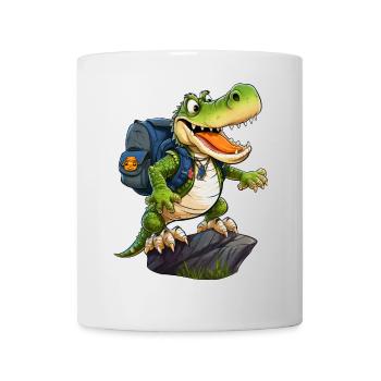 Krokodil Wandern / Bergsteiger Krokodile - Tasse - Weiß - Vorne