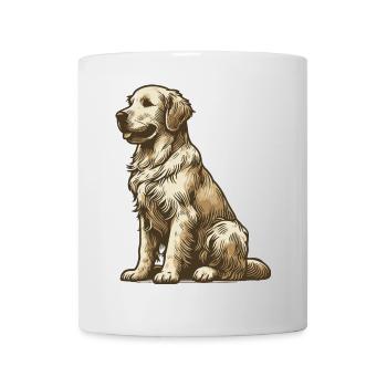 Golden Retriever - Tasse - Weiß - Vorne