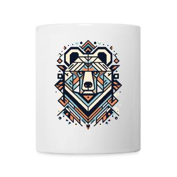 Abstrait Animal Bear 2 - Mug blanc - blanc - Devant