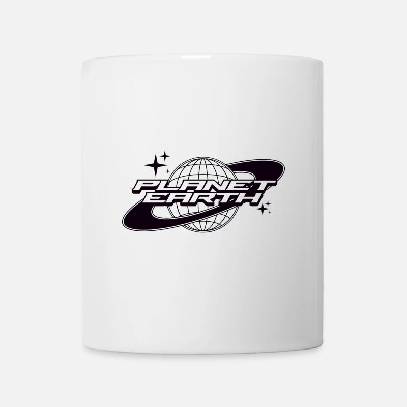 Planet Erde - Tasse - Weiß
