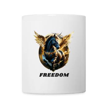 Freiheit - Tasse - Weiß - Vorne