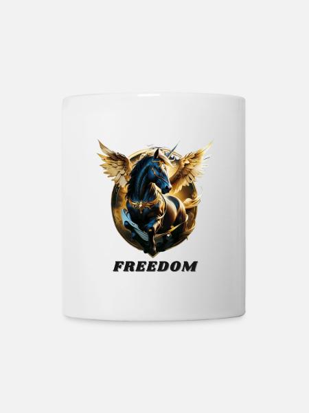 Freedom - Mug blanc - blanc