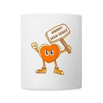 Mama hatte recht, Retro-Kunst. petiteToulon - Tasse - Weiß - Vorne