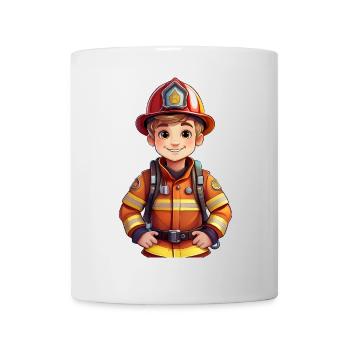 Feuerwehrmann - Tasse - Weiß - Vorne