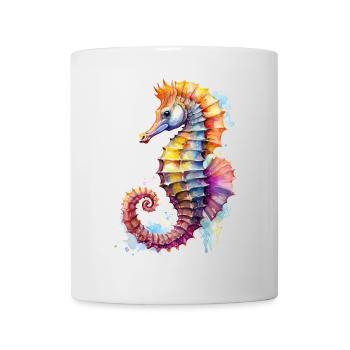 Seepferdchen - Tasse - Weiß - Vorne