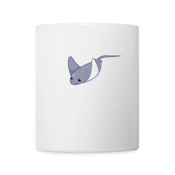 Elegante Stachelrochen - Tasse - Weiß - Vorne