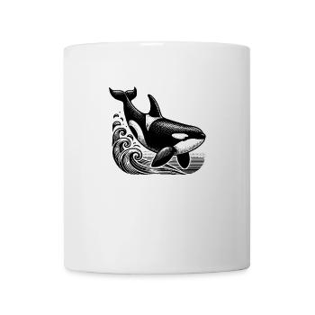 Mächtiger Orca - Tasse - Weiß - Vorne