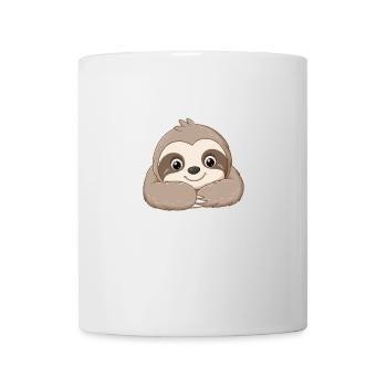 Entspannter Faultier - Tasse - Weiß - Vorne