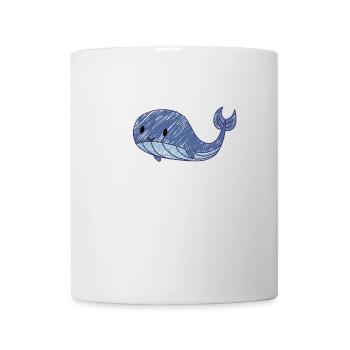Baleine majestueuse - Mug blanc - blanc - Devant
