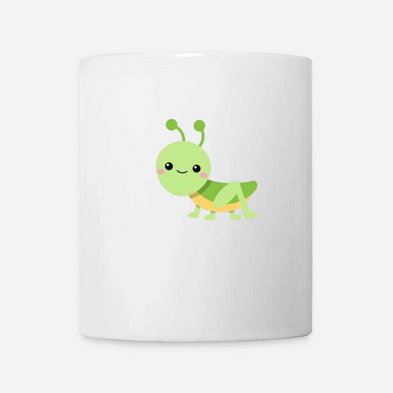 Lively grasshopper - Mug - white